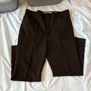 Haggar Men's Dark Brown Dress Pants